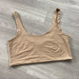 Beige/Nude/Tan Crop Top